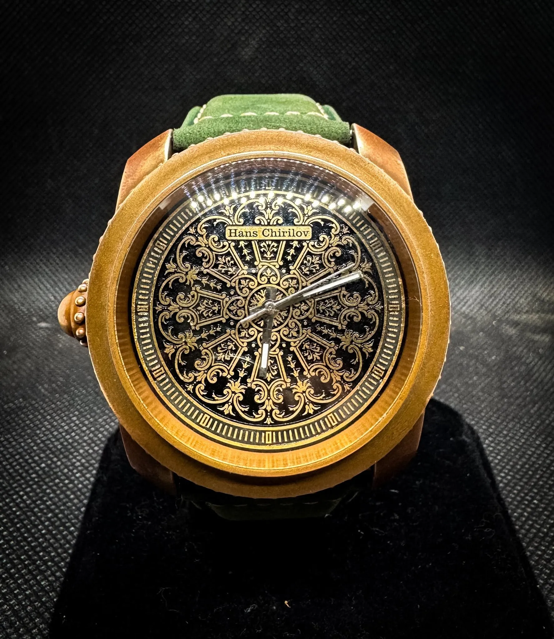 Victor Trent Layered-Brass Bronze Build — Bronze case custom build, Reno